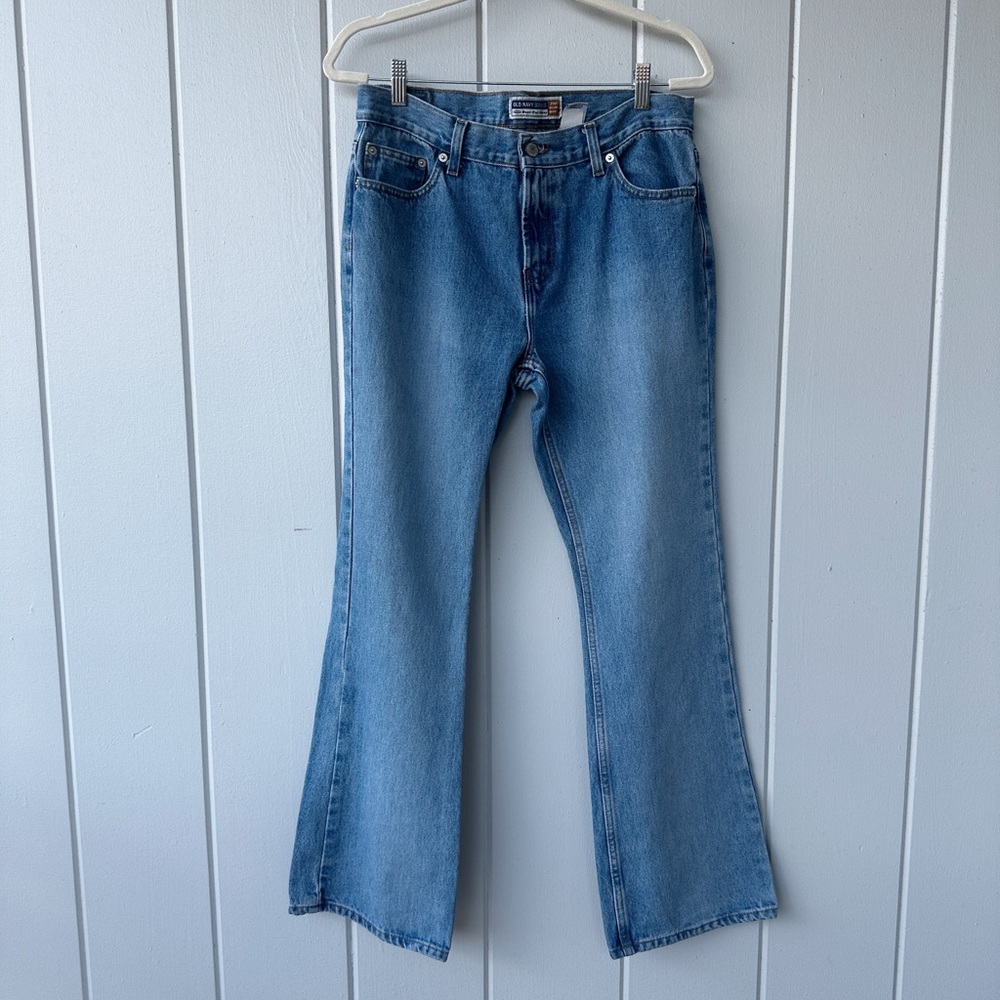 Vintage Y2K Old Navy Boot Cut Just Below Waist Jeans Sz 10 Regular